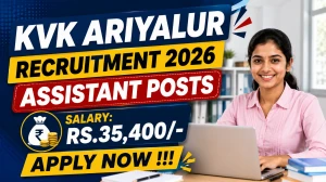 KVK Ariyalur Assistant Recruitment 2026 - Apply Offline KVK Ariyalur Assistant Recruitment 2026 - Apply Offline