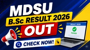 MDSU Result 2026 Out - Check B.Sc. Part-I, II, III (Sem 1, 3, 5) Dec-2025 Exam Results Online at erp.mdsuexam.org MDSU Result 2026 Out - Check B.Sc. Part-I, II, III (Sem 1, 3, 5) Dec-2025 Exam Results Online at erp.mdsuexam.org