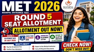 MET 2026 Round 5 Seat Allotment Out - Check Status Online at manipal.edu MET 2026 Round 5 Seat Allotment Out - Check Status Online at manipal.edu