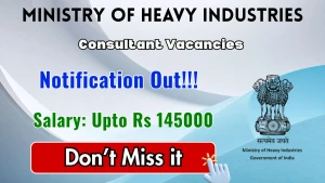 Ministry of Heavy Industries Consultant Recruitment 2026 - Apply Online Ministry of Heavy Industries Consultant Recruitment 2026 - Apply Online