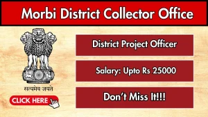 Morbi District Collector Office District Project Officer Recruitment 2026 - Apply Offline