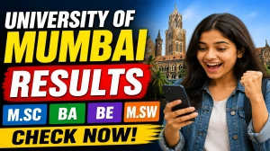 Mumbai University Result 2026 Out - Check MSc, MMS, BA, MSW, BE Civil Results Declared