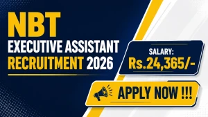 NBT Executive Assistant Recruitment 2026 - Apply Offline NBT Executive Assistant Recruitment 2026 - Apply Offline