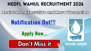 NEDFL WAMUL Recruitment 2026 - Apply Online for Assistant, Executive and More Posts NEDFL WAMUL Recruitment 2026 - Apply Online for Assistant, Executive and More Posts