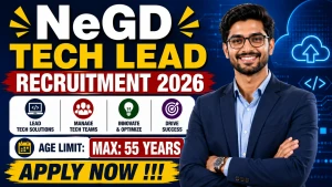 NeGD Tech Lead Recruitment 2026 - Apply Online NeGD Tech Lead Recruitment 2026 - Apply Online