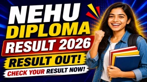 NEHU Diploma Result 2026 Out - Download 1st Semester Result Online at exams.nehu.ac.in