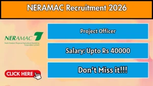 NERAMAC Project Officer Recruitment 2026 - Apply Offline NERAMAC Project Officer Recruitment 2026 - Apply Offline