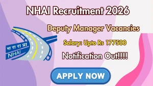 NHAI Deputy Manager Recruitment 2026 - Apply Online NHAI Deputy Manager Recruitment 2026 - Apply Online