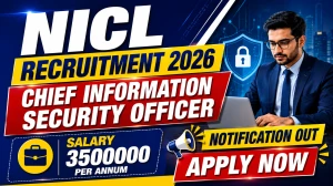 NICL CISO Recruitment 2026 - Apply Online