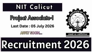 NIT Calicut Project Associate Recruitment 2026 - Apply Online