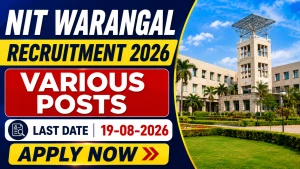 NIT Warangal Recruitment 2026 - Apply Online for Technical Officer, Assistant Registrar and More Posts