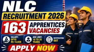 NLC Barsingsar Apprentices Recruitment 2026 - Apply Online for 163 ITI, Diploma & Graduate Apprentices Posts NLC Barsingsar Apprentices Recruitment 2026 - Apply Online for 163 ITI, Diploma & Graduate Apprentices Posts