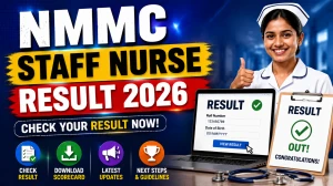 NMMC Staff Nurse Result 2026 - Check Eligible/Ineligible List and Objection Last Date NMMC Staff Nurse Result 2026 - Check Eligible/Ineligible List and Objection Last Date