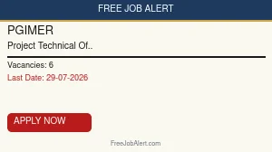 PGIMER Recruitment 2026 - Apply Offline for Research Associate and Accountant and More Posts