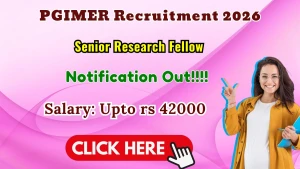 PGIMER Senior Research Fellow Recruitment 2026 - Apply Online PGIMER Senior Research Fellow Recruitment 2026 - Apply Online