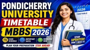 Pondicherry University IV MBBS Supplementary Time Table 2026 Out - Download Exam Dates, Centres & Registration PDF