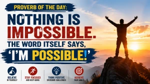 Proverb of the Day: 