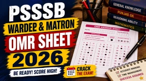 PSSSB OMR Sheet 2026 Download - Check Warder & Matron Response Sheet at sssb.punjab.gov.in PSSSB OMR Sheet 2026 Download - Check Warder & Matron Response Sheet at sssb.punjab.gov.in