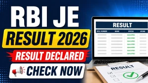 RBI JE Result 2026 Out - Junior Engineer Civil & Electrical Result PDF Download