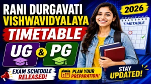 RDVV Time Table 2026 Out - Check UG & PG Exam Date Sheet