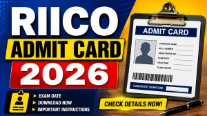 RIICO Admit Card 2026 Out For Company Secretary, Junior Assistant and Other Posts - Download Here RIICO Admit Card 2026 Out For Company Secretary, Junior Assistant and Other Posts - Download Here