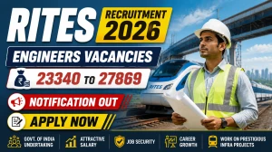 RITES Limited Engineer Recruitment 2026: Resident, Quality & Field Engineer (Civil) Vacancy in Kerala RITES Limited Engineer Recruitment 2026: Resident, Quality & Field Engineer (Civil) Vacancy in Kerala