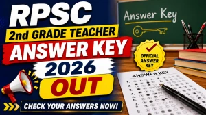 RPSC 2nd Grade Teacher Answer Key 2026 Out – Download Model Answer Key for Senior Teacher PDF @rpsc.rajasthan.gov.in