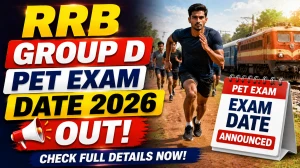 RRB Group D PET Exam Date 2026 Out: NWR Releases PET Schedule for 2,373 Shortlisted Candidates (CEN 08/2024)