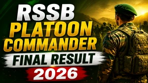 RSSB Platoon Commander Result 2026 (Out) - Check Provisionally Qualified List (TSP/Non-TSP) RSSB Platoon Commander Result 2026 (Out) - Check Provisionally Qualified List (TSP/Non-TSP)