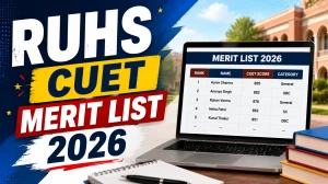 RUHS CUET Merit List 2026 (OUT Today) - Download PDF at ruhscuet2026.com