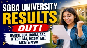 SGBAU Result 2026 Out - Check Sant Gadge Baba Amravati University Summer Result Online at sgbau.ac.in