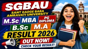 SGBAU Exam Result 2026 Out - Direct Link to Download UG & PG Result at sgbau.ac.in SGBAU Exam Result 2026 Out - Direct Link to Download UG & PG Result at sgbau.ac.in
