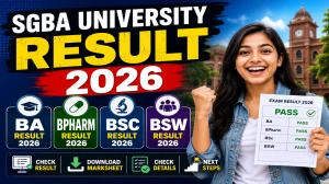 SGBAU Result 2026 Out - Check BA, B.Pharm, B.Sc and BSW Semester Results Online at sgbau.ucanapply.com