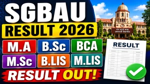 SGBAU Exam Results 2026 Out - Check UG & PG Result Online at sgbau.ucanapply.com