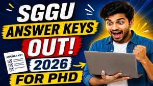 SGGU PET Provisional Answer Key 2026 OUT - Download All Subject-Wise PDFs