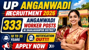Shahjahanpur Anganwadi Karyakartri Recruitment 2026 - 333 Vacancies, Apply Online