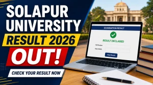 Solapur University B.Tech (Sem 4) Result 2026 Out - Electrical Engineering (Fresh & Repeater) Released at sus.ac.in