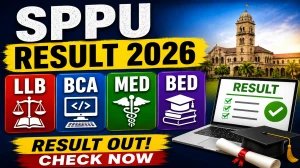 SPPU Result 2026 Out - Check  B.Ed, LLB, BCA, M.Ed Results online at results.unipune.ac.in
