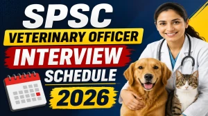 SPSC Veterinary Officer Interview Schedule 2026 - Check Viva Voce Schedule, Roll Number-wise Date SPSC Veterinary Officer Interview Schedule 2026 - Check Viva Voce Schedule, Roll Number-wise Date