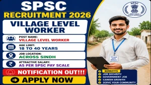 SPSC Village Level Worker Recruitment 2026: Apply Online for 69 VLW Posts