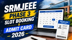 SRMJEEE 2026 Phase 3 Slot Booking and Admit Card - Direct Link, Steps, Exam Dates