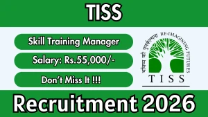 TISS Skill Training Manager Recruitment 2026 - Apply Online