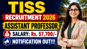 TISS Assistant Professor Recruitment 2026 - Apply Online TISS Assistant Professor Recruitment 2026 - Apply Online