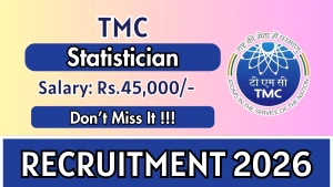 TMC Statistician Recruitment 2026 - Apply Online TMC Statistician Recruitment 2026 - Apply Online
