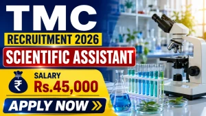 TMC Scientific Assistant Recruitment 2026 - Walkin