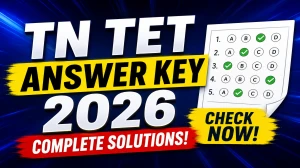 TN TET Answer Key 2026 - Download TNTET Paper 1 & Paper 2 Provisional Key at trb.tn.gov.in TN TET Answer Key 2026 - Download TNTET Paper 1 & Paper 2 Provisional Key at trb.tn.gov.in