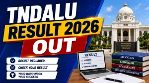 TNDALU Result 2026 Out - Check UG & PG Semester Results, Marksheet Download at tndalu.ac.in TNDALU Result 2026 Out - Check UG & PG Semester Results, Marksheet Download at tndalu.ac.in