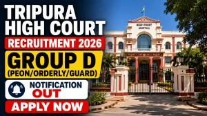 Tripura High Court Group D Recruitment 2026 - Apply Online for Peon, Orderly and More Posts