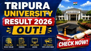 Tripura University Result 2026 Out - Check B.Voc Rubber Technology 6th Semester Result Online at tripurauniv.ac.in Tripura University Result 2026 Out - Check B.Voc Rubber Technology 6th Semester Result Online at tripurauniv.ac.in