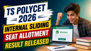 TS POLYCET 2026 Internal Sliding Seat Allotment Result Out at tgpolycet.nic.in - Direct Link
